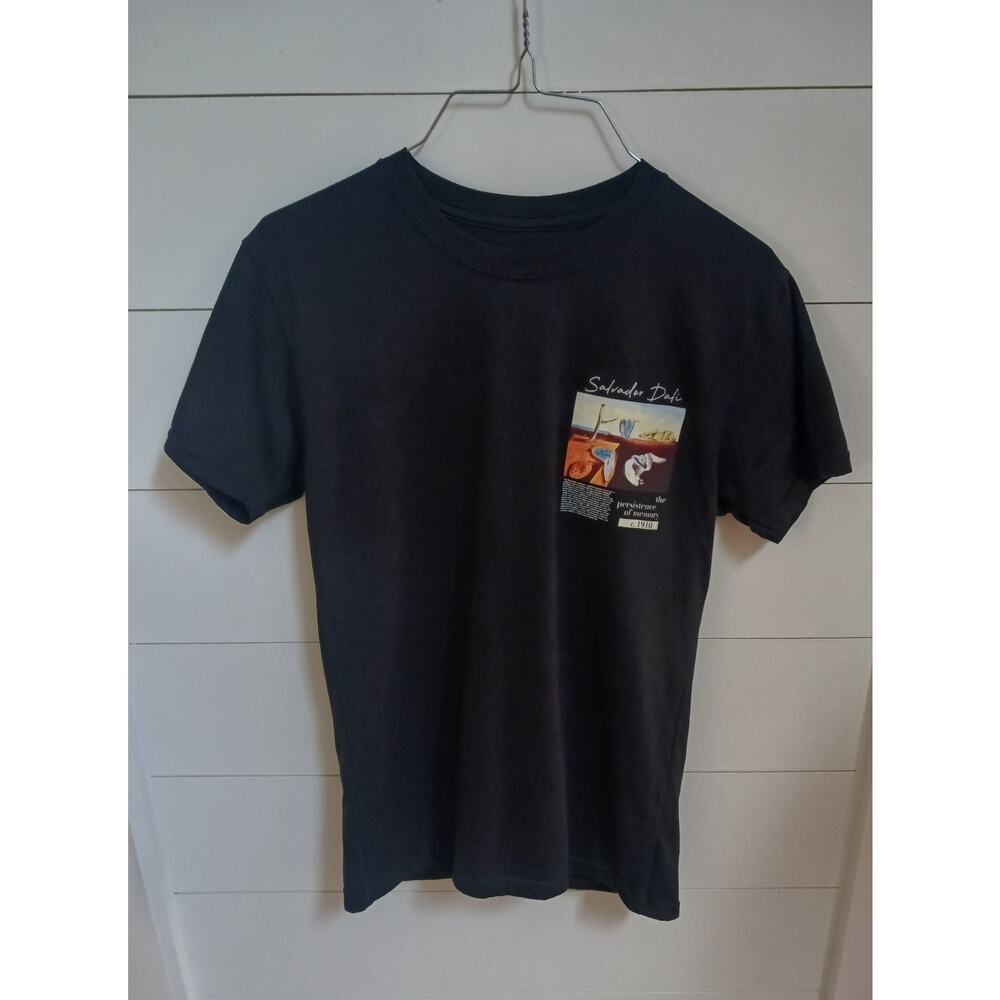 Fresh Laundry Salvador Dali Graphic Black Tee